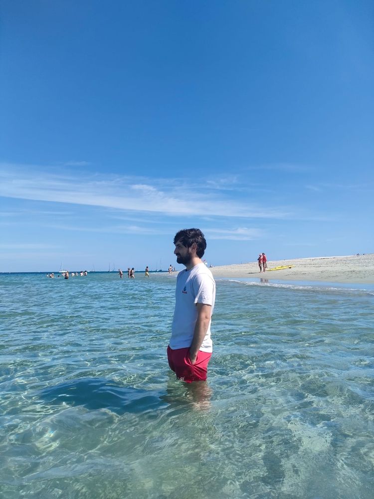 Moi dans la mer