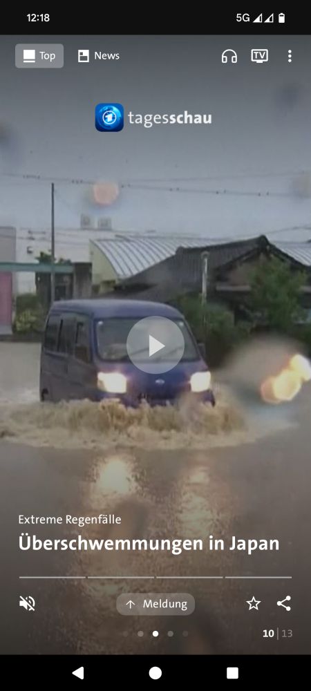 Überschwemmungen in Japan