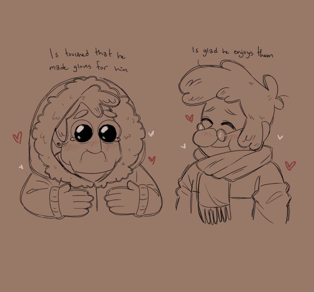 They went to build snowmen later ☃️⛄️ ☃️