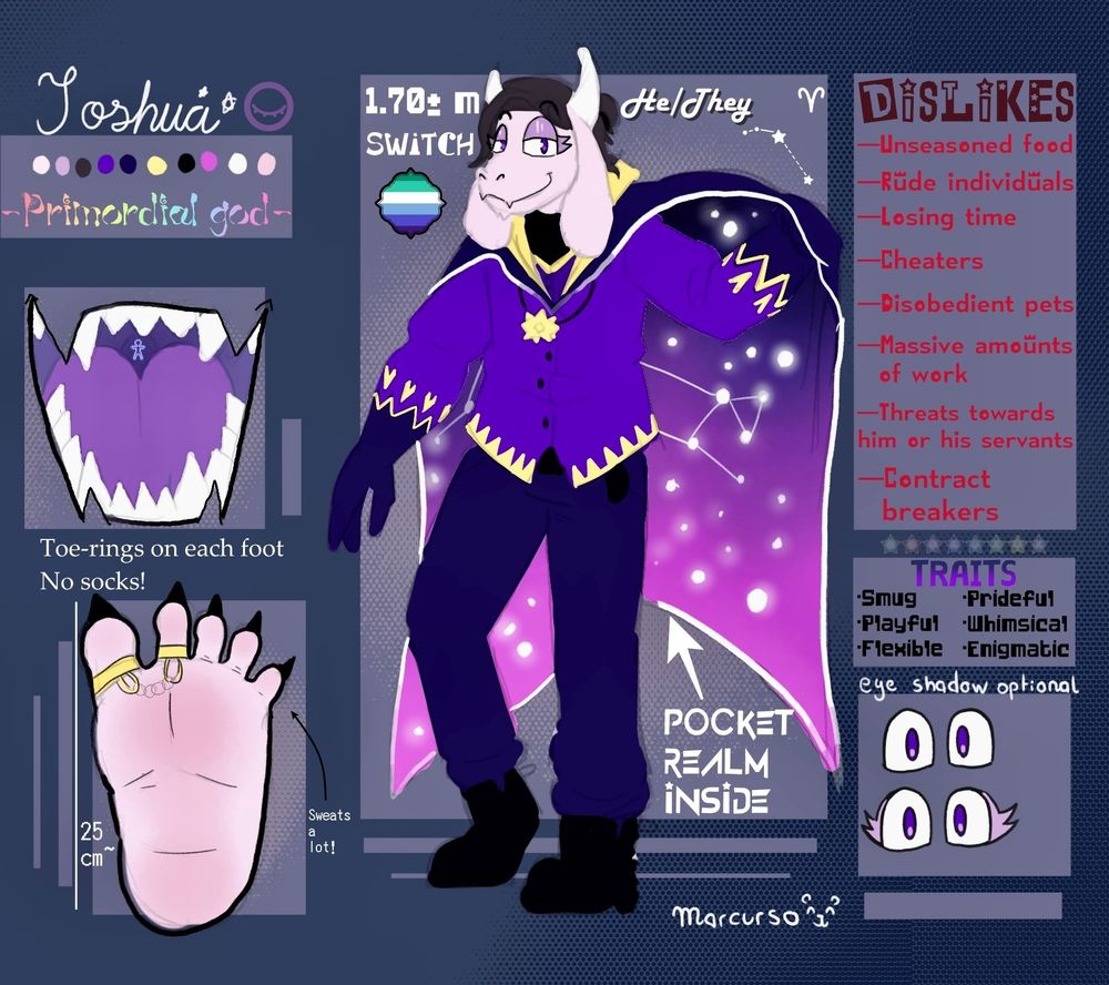 Ref sheet part 2, cropped in an attempt to maintain the original quality of the file.