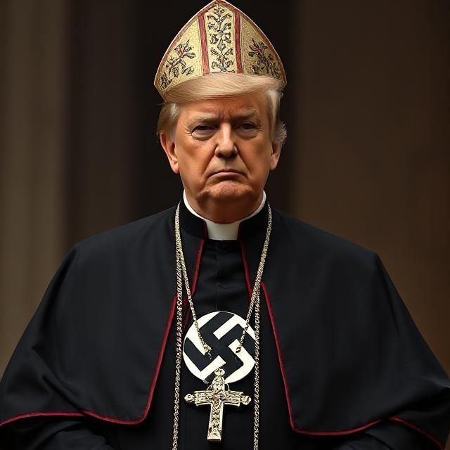 Nazi Pope Trump.
