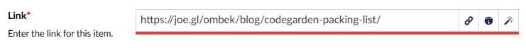 A n example of a poorly performing link due to its lack of depth or value to the UMB.FYI audience 