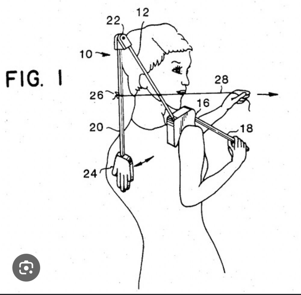 A self back patting machine