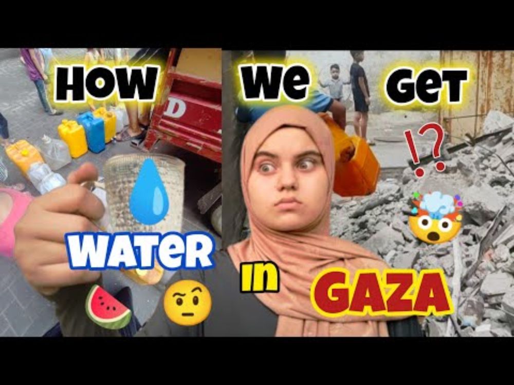 How we get water in Gaza?! 🤯⁉️🍉| Gaza water crisi documentary🤯‼️🔥WATER IS A LUXURY?‼️😲🤐