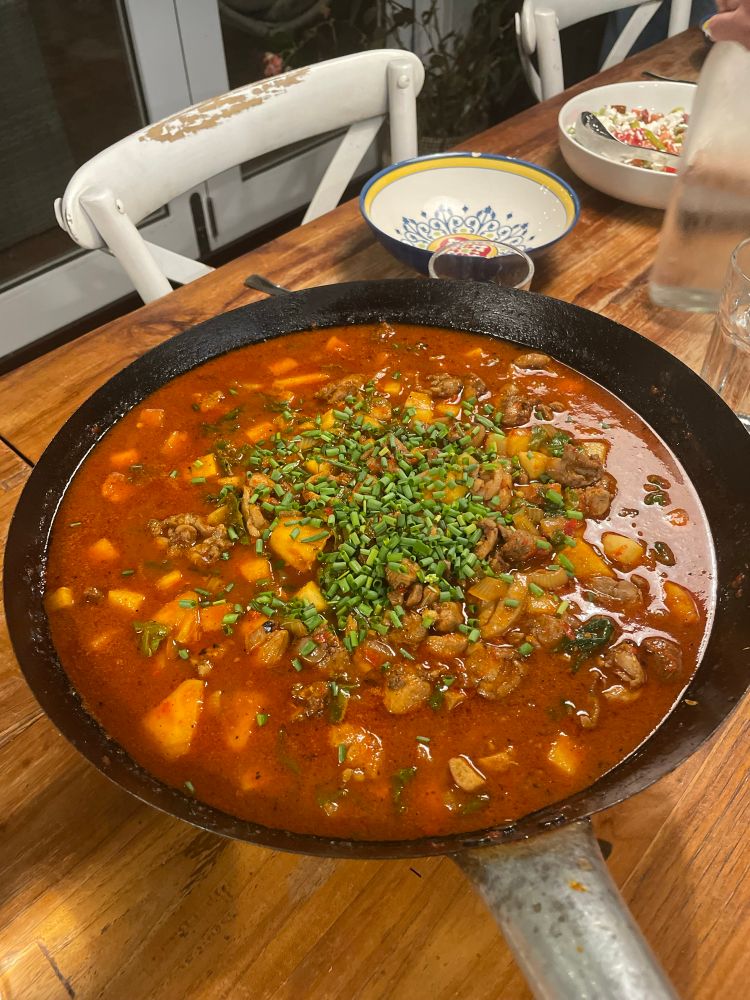 Pineapple and chicken curry! 