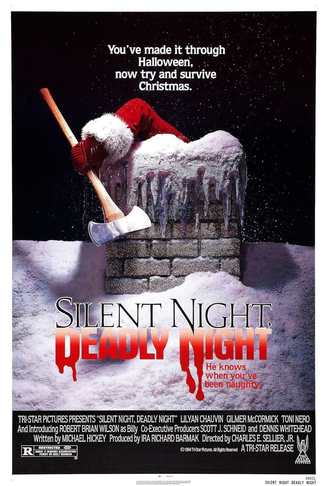 Poster for the movie

An arm in a Santa suit holding an axe sticking out of a chimney
