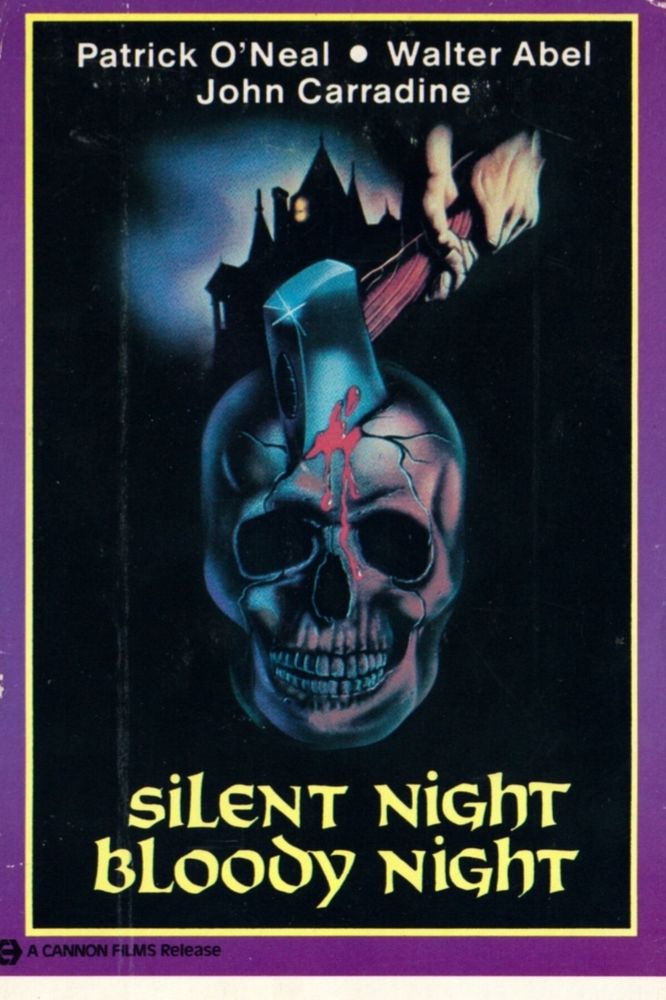 Poster for the movie

And axe is hitting a skull