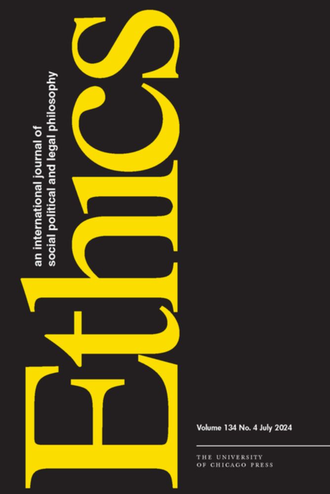 Brink, David O. Fair Opportunity and Responsibility. Oxford: Oxford University Press, 2021. Pp. 448. $47.99 (cloth). | Ethics: Vol 134, No 4