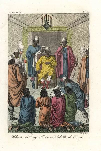 Handcoloured copperplate engraving by Antonio Sasso from Giulio Ferrarios Ancient and Modern Costumes of all the Peoples of the World, Florence, Italy, 1843