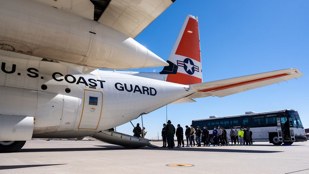 Donald Trump’s deportation henchmen appear to have dramatically increased the use of Coast Guard aircraft to transport immigrants.
