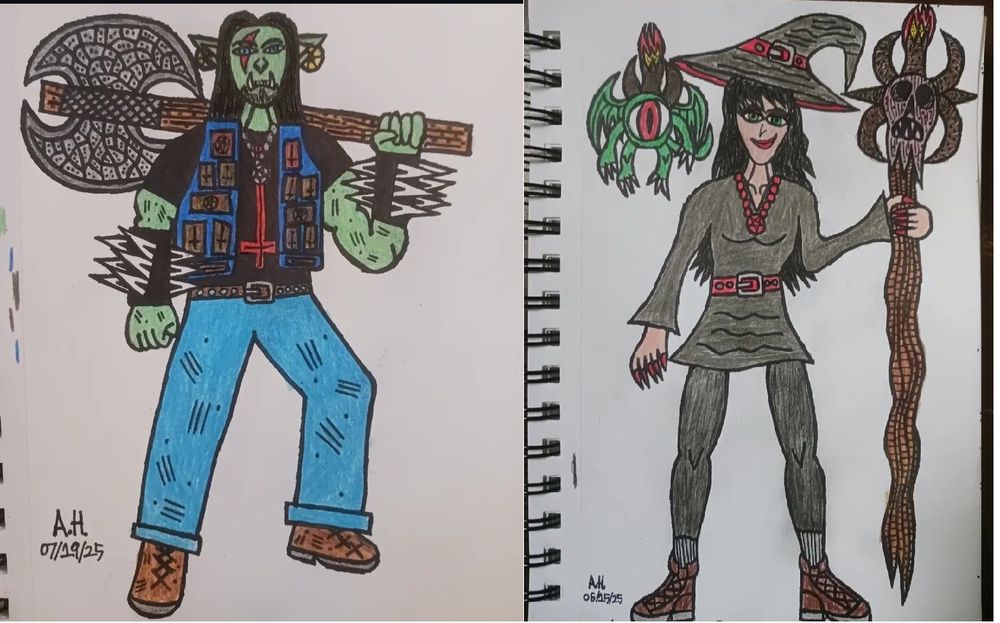 My OCs Swamporoth & Apollonia Lucretia 