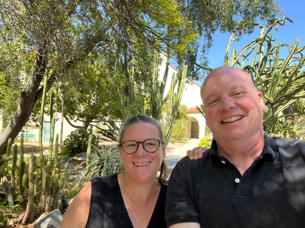 Kelly and Kevin Burns selfie