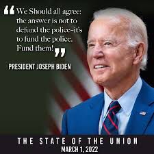Joe Biden: “Fund The Police”