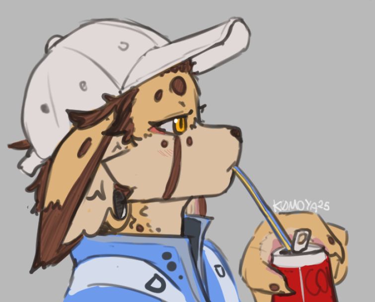 Will wearing a baseball cap, sipping on a can of soda (with two straws cuz they are way too thin to just use one).