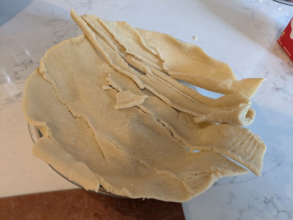 Trader Joe's frozen pie crusts do not stay intact 