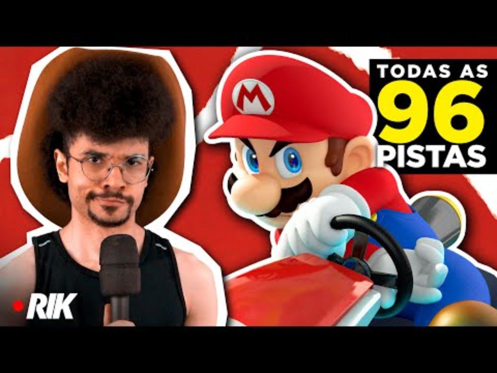 todas as 96 pistas de Mario Kart 8 Deluxe (live)