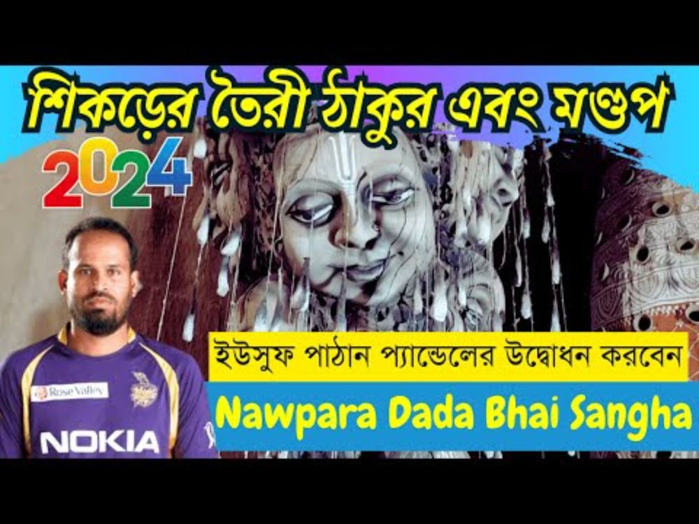 Nawpara Dada Bhai Sangha Durga Puja 2024 | Baranagar Durga Puja 2024 | গাছের প্রতিমা #durgapuja