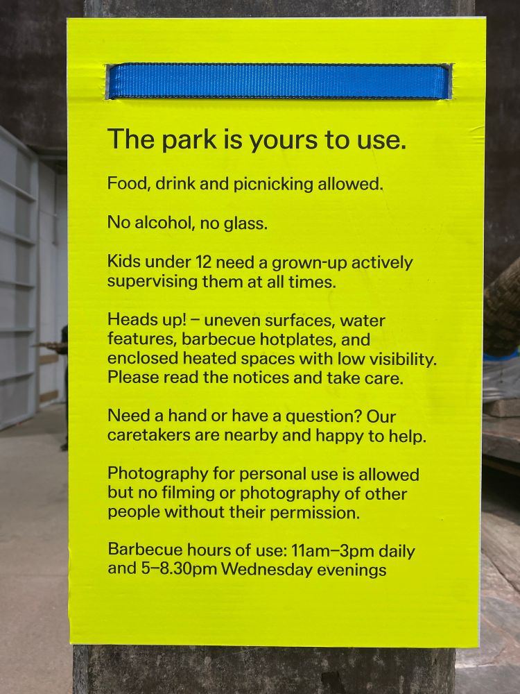 Park sign 