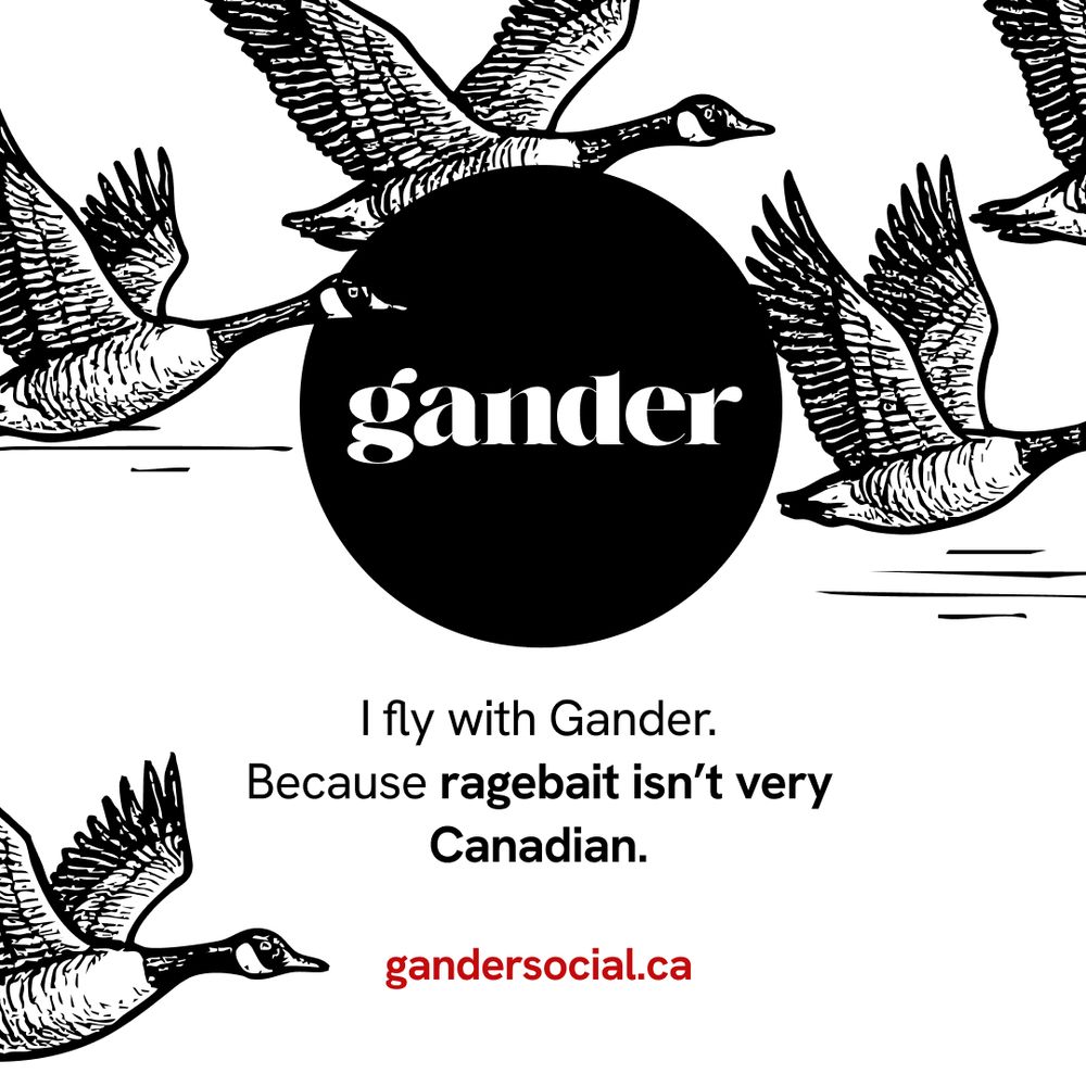 Gander graphic received post-signup to show that it happened