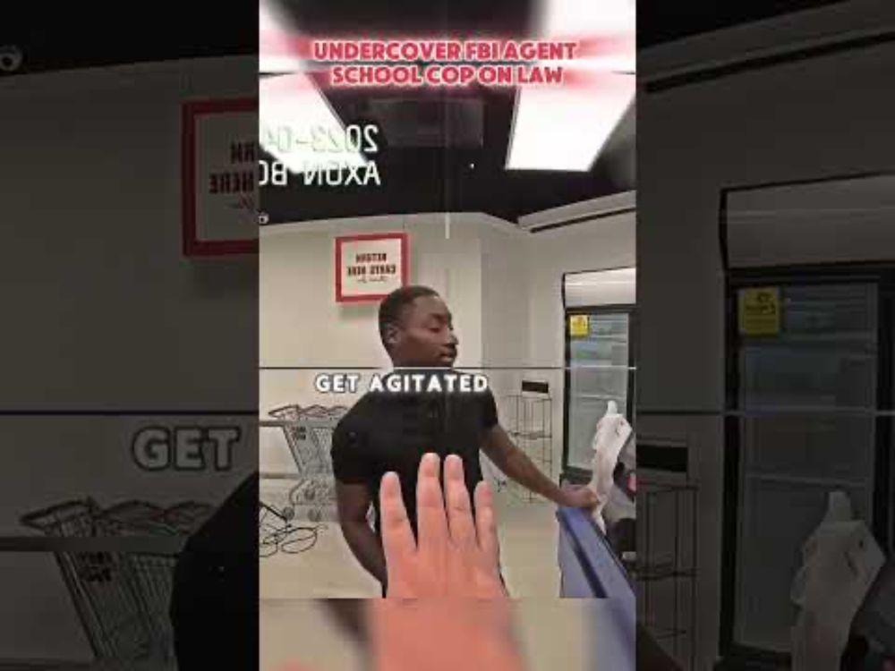 undercover FBI agent school cop on law PT.2