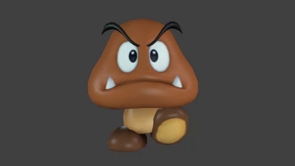 a cartoon character with a very angry look on its face