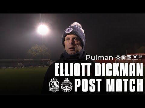"We were a proper team tonight" | ELLIOTT DICKMAN | INTERVIEW | Alfreton Town 2-4 South Shields