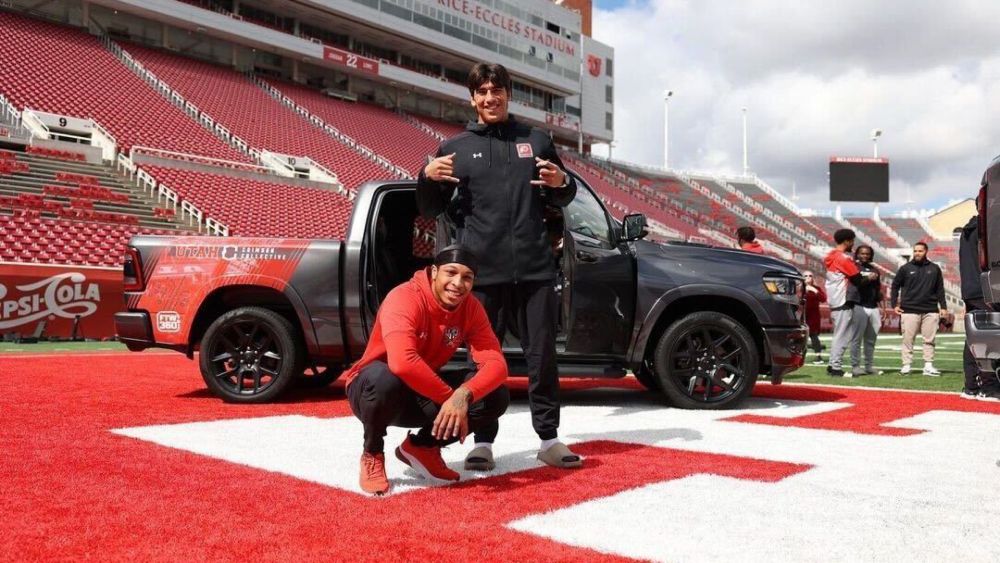 Utah football players receive trucks from NIL partnership - ESPN