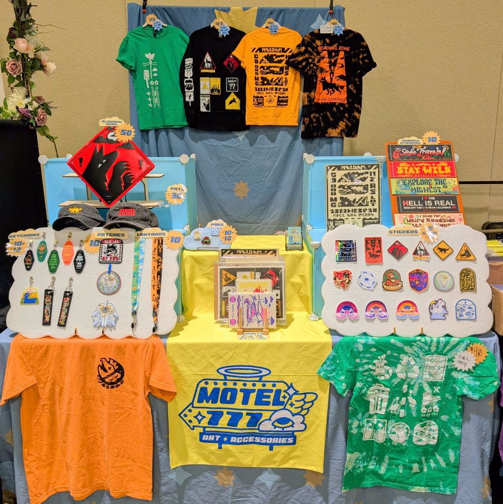 Katsucon 2025 table set up
