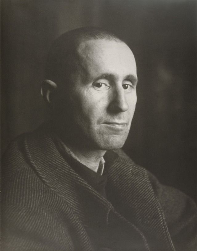 Bertolt Brecht, 1939 photo by Joseph Breitenbach.