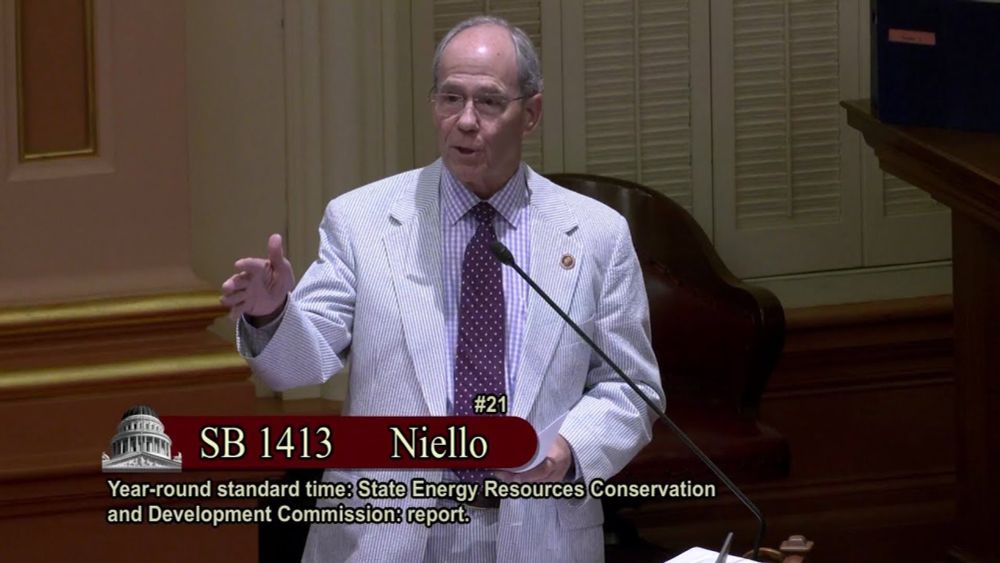 California Senate Vote on Permanent Standard Time Study (2024 May 23)