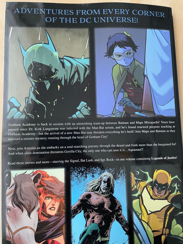 Brave and the Bold collection - back cover