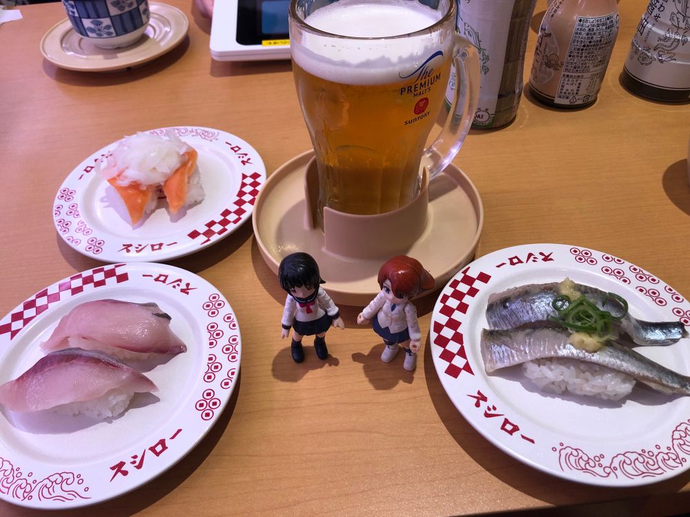 例によって光り物、はまち、いわし。&サーモン。