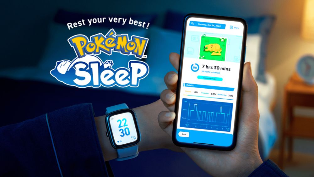 Pokemon Sleep evolves with Smartwatch Compatibility and Spotify