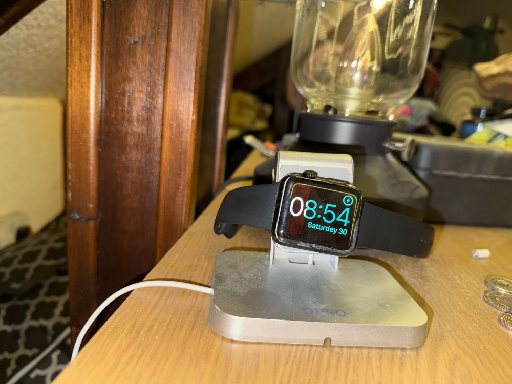 Apple Watch after being through the wash, still sort of working 