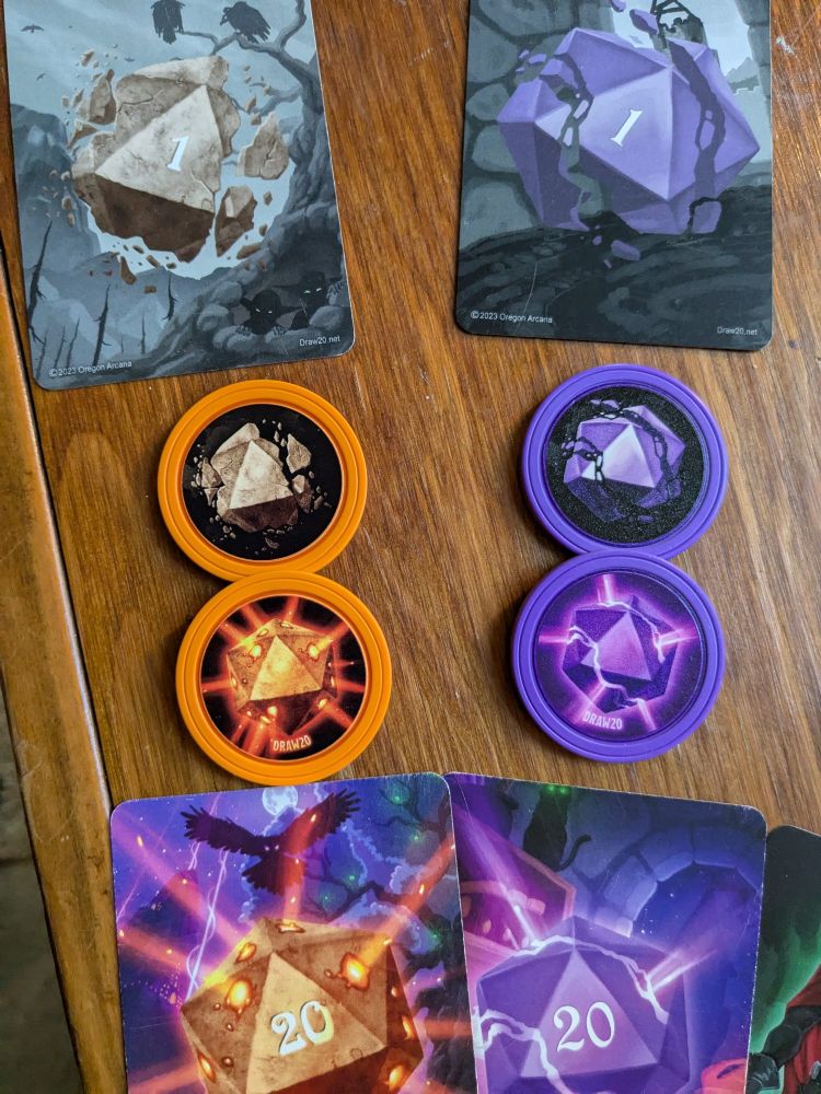 Pass or fail Tokens for D&D dungeons and dragons and any other d20 ttrpg.
