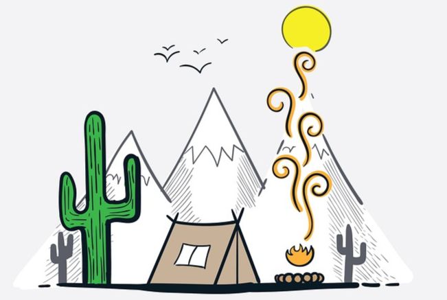 https://pixabay.com/illustrations/camp-tent-desert-mountains-camping-6024530/
