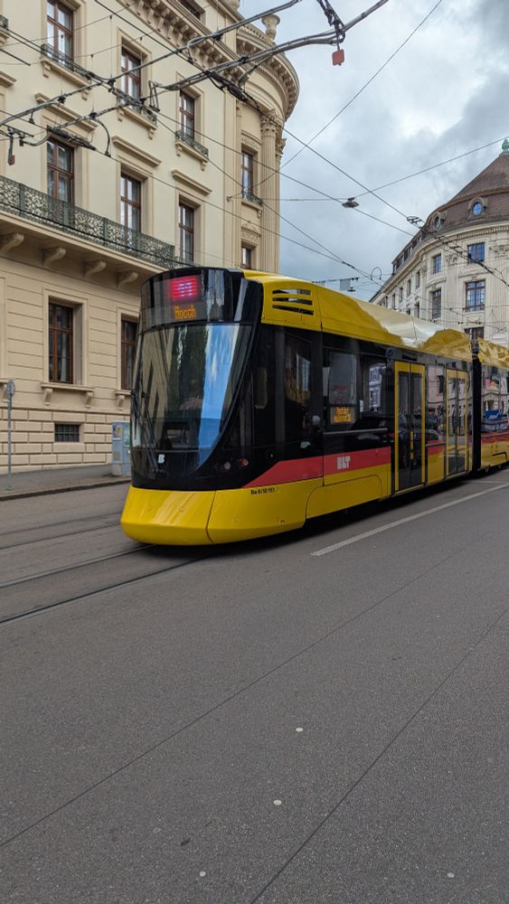 A tram in Basel