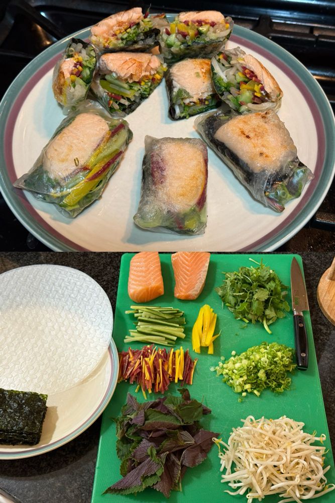 春巻き、mise en place 