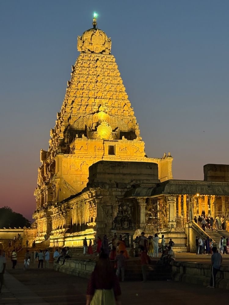 The Big temple at Thanjavur, built around ~1000 CE.