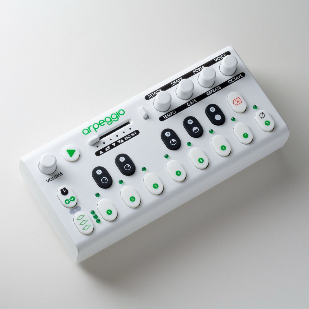 Arpeggio on a white background 