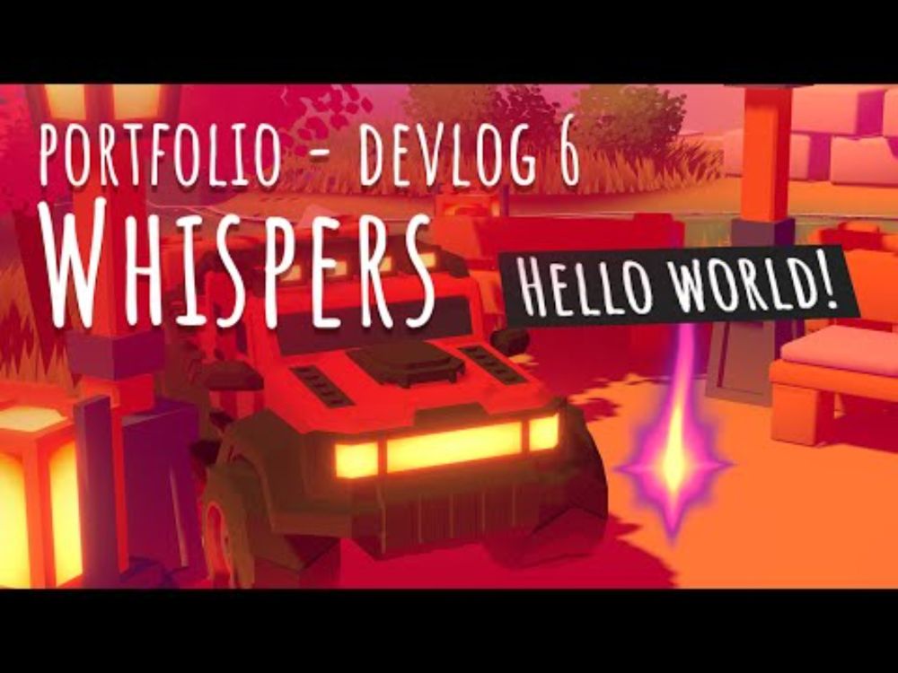 Whispers - Multiplayer feature - Portfolio - Devlog 6