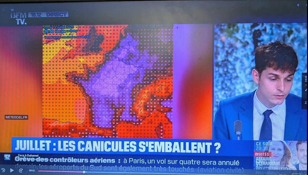 Bandeau BFMTV : les canicules
s'emballent