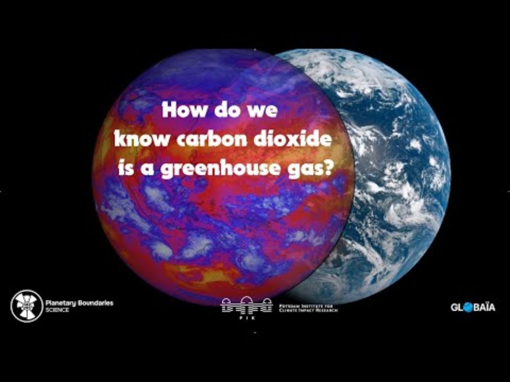 How do we know Carbon dioxide is a greenhouse gas? Planetary Boundaries Science