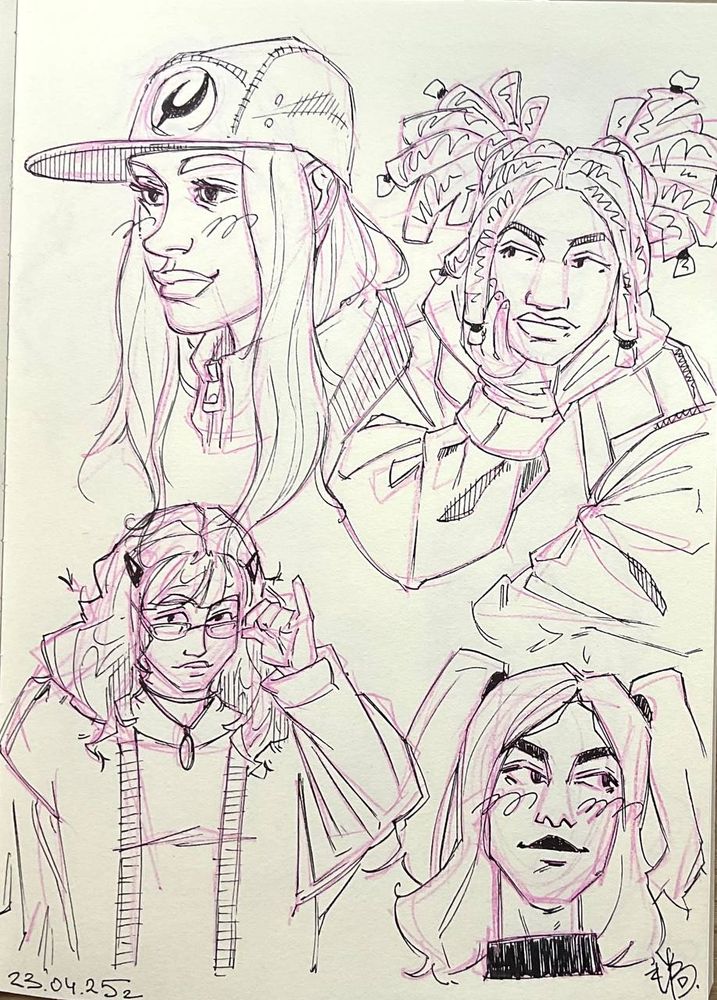 Sketchbook pages