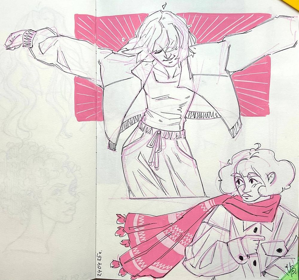 Sketchbook pages