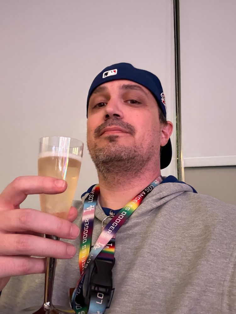 Me, champagne. A 2025 title.