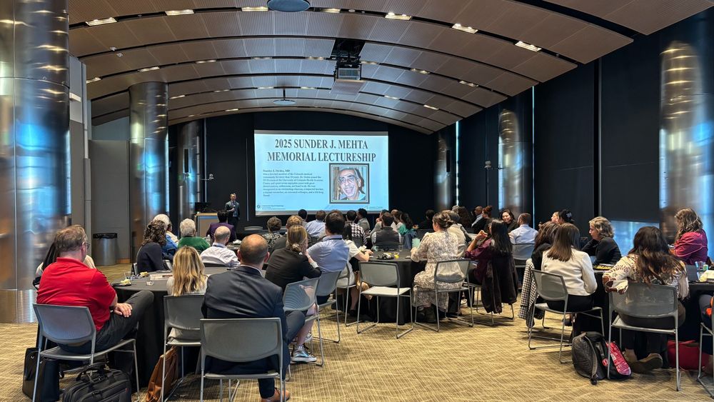 The 2025 Sunder J. Mehta Memorial Lectureship and Dinner on was held Monday, April 7 at 5:30 p.m. in the Krugman Conference Hall, Research 2 Building on Anschutz Medical Campus. An outstanding fellow will receive the 2025 Sunder J. Mehta, MD Memorial Lectureship Mehta-Makhijani Fellow Award, and Dr. Edwin Liu from Children’s Hospital Colorado presented!