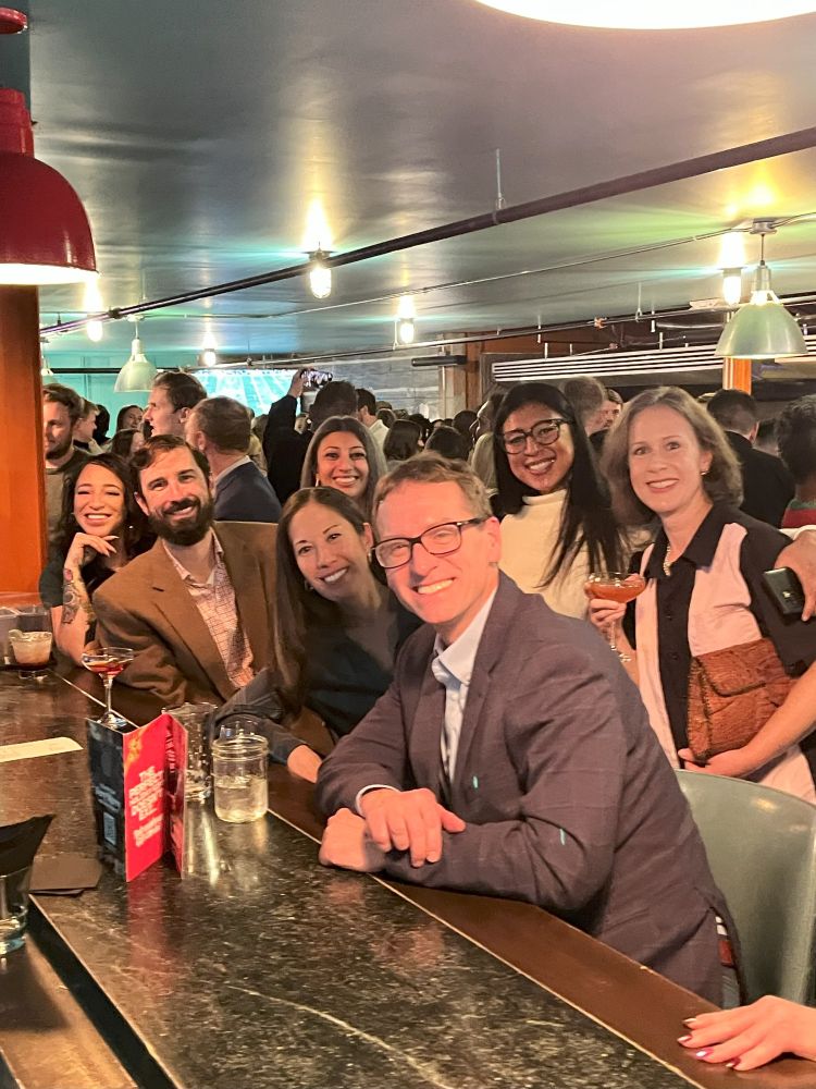 The CU Division of Gastroenterology and Hepatology celebrates the holiday season at Punch Bowl Social Denver.