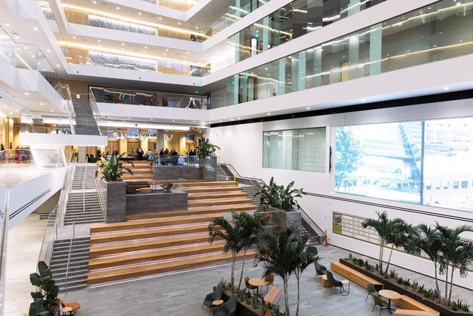 Anschutz Health Sciences Building atrium