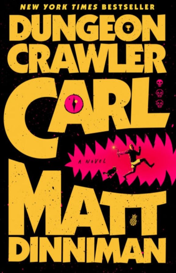 The book cover for Dungeon Crawler Carl.